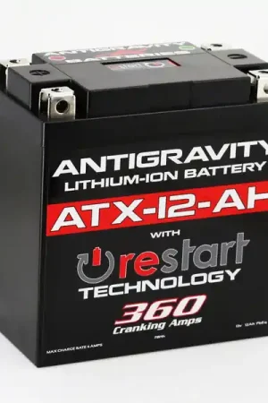 Next Day Delivery Antigravity YTX12B-BS Lithium Battery w/Re-Start