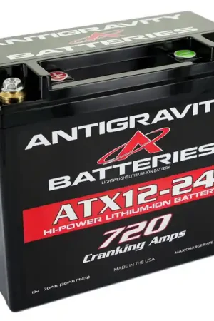 Antigravity XPS V-12 Lithium Battery - Left Side Negative Terminal Free Shipping