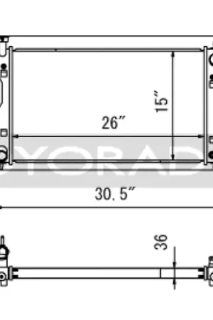 Koyo 17-22 Subaru Impreza 2.0L Non-Turbo / 18-22 Crosstrek 2.0/2.5L Non-Turbo Aluminum Radiator Fast Shipping