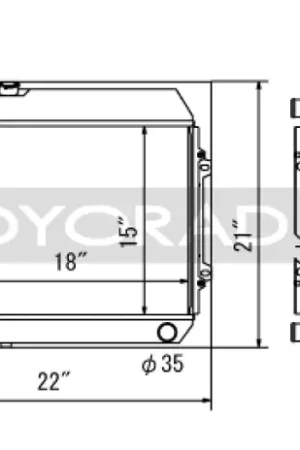 Koyo 68-72 Nissan Skyline L20 I6 MT (KGC10) Radiator (SK-C13 Required) Direct From Factory