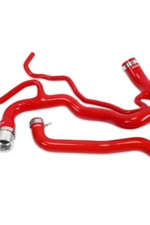 Top Rated Mishimoto 11+ Chevrolet Duramax 6.6L Red Silicone Coolant Hose Kit