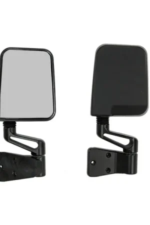 Mega Sale Rugged Ridge 87-02 Jeep YJ/TJ Black Door Mirror Kit