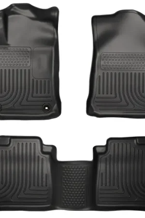 Last Chance Husky Liners 2012 Toyota Camry WeatherBeater Combo Black Floor Liners