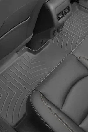 WeatherTech 2020+ Kia Telluride Rear FloorLiners - Black Time-Limited