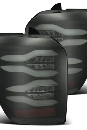 AlphaRex 10-21 Toyota 4Runner PRO-Series LED Tail Lights Jet Black Bulk Order