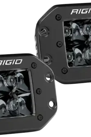Time-Limited Rigid Industries D2 - Midnight Edition Flush Mount Spot Lights