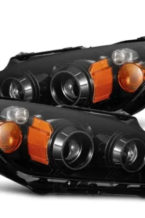 AlphaRex 99-09 Honda S2000 LUXX-Series Projector LED Headlights - Alpha-Black Affordable
