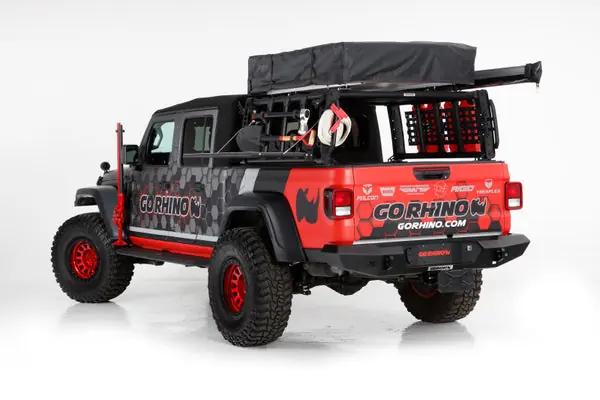 Latest Go Rhino 19-21 Jeep Gladiator XRS Overland Xtreme Rack - Box 2 (Req. gor5950000T-01)
