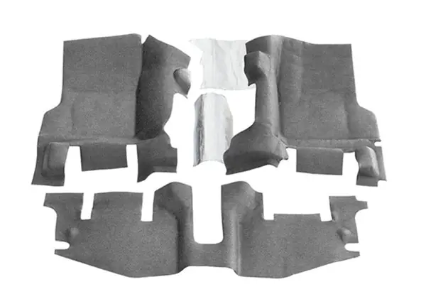 BedRug 97-06 Jeep TJ Front 3pc BedTred Floor Kit w/Center Console - Incl Heat Shields Express Delivery
