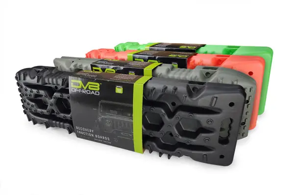 Warranty Included DV8 Offroad Recovery Traction Boards w/ Carry Bag - Olive