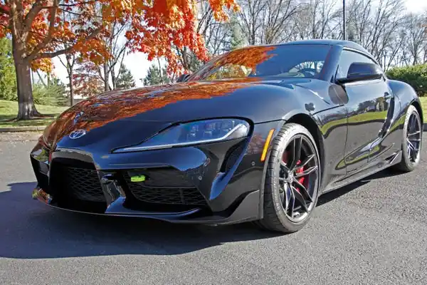 Handmade PERRIN 20-25 Toyota Supra Tow Hook Kit (Front) - Neon Yellow