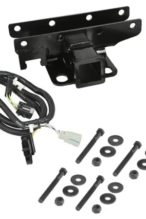 Rugged Ridge Receiver Hitch Kit w/ Wiring Harness 07-18 Jeep Wrangler JK Crafted
