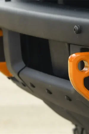 Ford Racing 2021+ Bronco Front Bumper Tow Hooks - Orange (Pair) Fresh Stock