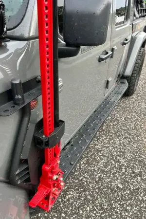 Go Rhino 18-24 Jeep Wrangler JL/JLU/JT Front Fender Jack Mount for Hi-Lift Jack - Tex. Blk Save Now