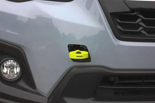 Trending PERRIN 22-25 Subaru WRX / 18-23 Crosstrek / 20-25 OBXT Tow Hook Kit (Front) - Neon Yellow