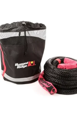 Grab Now Rugged Ridge Kinetic Recovery Rope with Cinch Storage Bag
