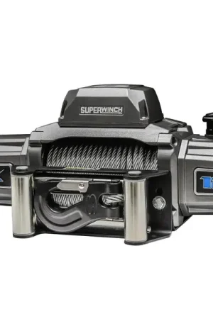 Superwinch 12000 LBS 12V DC 3/8in x 85ft Wire Rope SX 12000 Winch - Graphite Budget