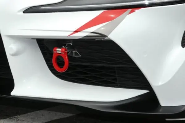 Free Delivery Cusco Folding Front Tow Hook 2020+ Toyota Supra (A90) 3.0L Turbo - Red