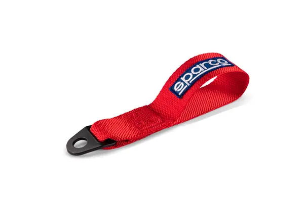 Fresh Stock Sparco Tow Strap FIA Red