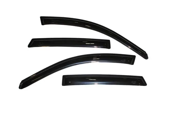 Must Have AVS 03-08 Pontiac Vibe Ventvisor Outside Mount Window Deflectors 4pc - Smoke