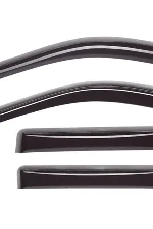 WeatherTech 15-19 GMC Sierra 2500/3500HD DC Front & Rear Side Window Deflectors - Dark Tint Affordable