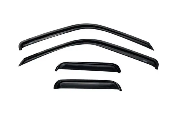 AVS 88-99 Chevy CK Ext. Cab Ventvisor Outside Mount Window Deflectors 4pc - Smoke Professional Grade
