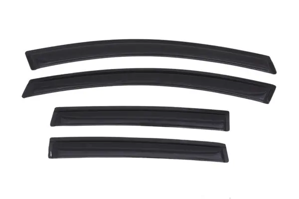 AVS 13-18 Ford C-Max Ventvisor Outside Mount Window Deflectors 4pc - Smoke Certified