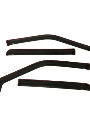 Place Order Westin 2015-2018 Ford F-150 SuperCrew Wade In-Channel Wind Deflector 4pc - Smoke