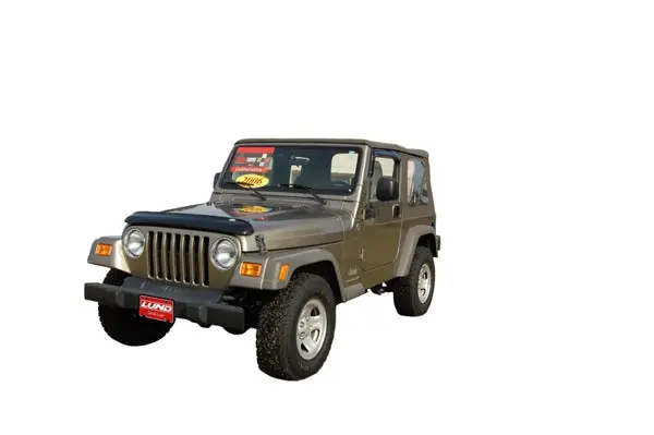 AVS 97-06 Jeep Wrangler Ventvisor Outside Mount Window Deflectors 2pc - Smoke Mega Sale