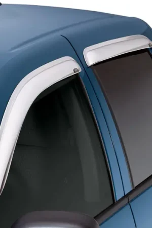 AVS 2019 RAM 1500 Crew Cab Ventvisor Outside Mount Front & Rear Window Deflectors 4pc - Chrome Viral