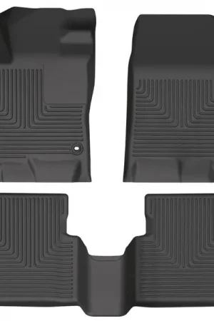 Husky Liners 2022 Honda Civic WeatherBeater Front & 2nd Seat Floor Liners (Black) Viral