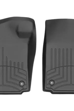 WeatherTech 2016+ Nissan Titan XD Front FloorLiners - Black Top Pick
