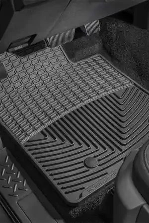 WeatherTech 02-06 Mini Clubman Front Rubber Mats - Black Free Delivery