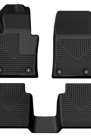 Discount Husky Liners 2023 Mazda CX-50 Weatherbeater Front & 2nd Seat Floor Liners - Black