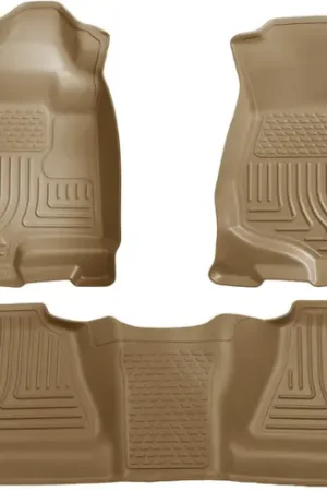 Husky Liners 07-12 Chevy Silverado/GMC Sierra Crew Cab WeatherBeater Combo Tan Floor Liners Special Offer