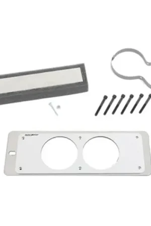 Affordable Autometer Mounting Solutions Gauge Mount Gauge Cage Dual 2-5/8in Silver 87-93 Ford Mustang