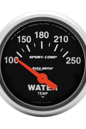 Factory Price Autometer Sport-Comp 52mm 100-250 Deg F Electronic Water Temp Gauge