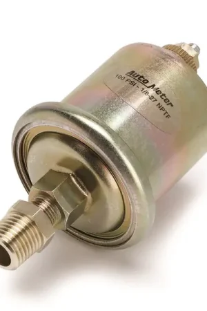Certified Autometer Accessories 0-100PSI 1/8in. NPT Male Oil Pressure Sensor (For Short Sweep Elec.)