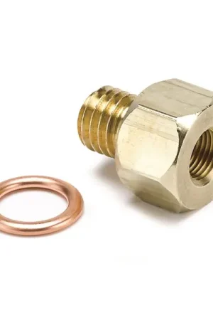 Autometer Metric Electric Temperature or Pressure Adapter - 1/8in NPT to M12x1.75 Authentic