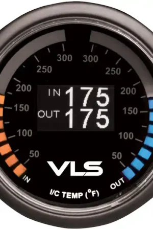Revel VLS 52mm 50-300 Deg F Dual Intercooler Temperature Gauge Next Day Delivery