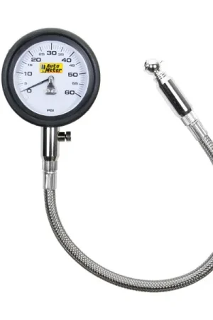 Hassle-Free Returns Autometer NASCAR Performance 60PSI Lo-Pressure Tire Pressure Gauge