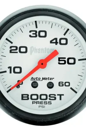 Must Have Autometer Phantom 52mm 0-60 PSI Mechanical Boost Gauge