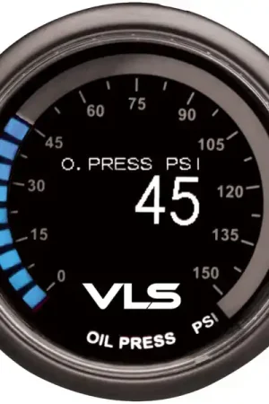 Revel VLS 52mm 0-150PSI Digital OLED Oil Pressure Gauge Time-Limited