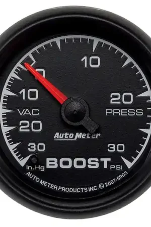 Get Yours Autometer ES 52mm Boost/Vacuum Gauge