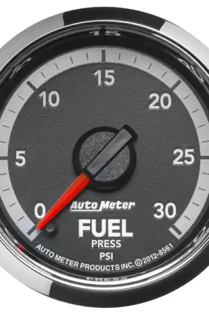 Free Delivery Autometer Factory Match 52.4mm Full Sweep Electronic 0-30 PSI Fuel Pressure Gauge Dodge 4th Gen
