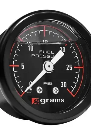Next Day Delivery Grams Performance 0-30 PSI Fuel Pressure Gauge