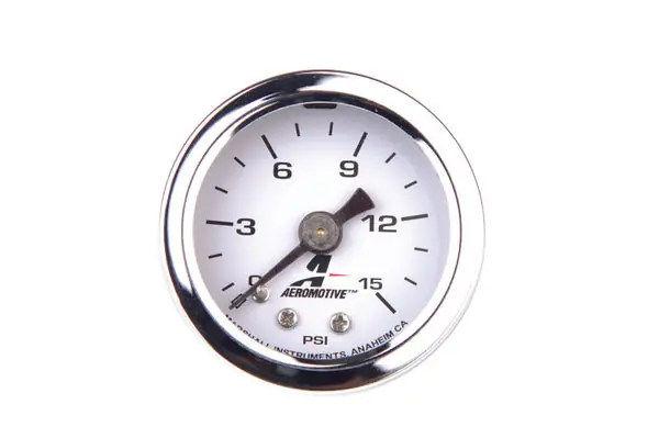 Aeromotive 0-15 PSI Fuel Pressure Gauge High Quality