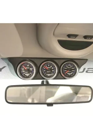 Autometer 99-07 Ford Super Duty / 03-07 Dodge Ram Black Triple Overhead Console Pod Today Only