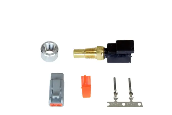 Premium AEM Universal 1/8in PTF Water/Coolant/Oil Temperature Sensor Kit w/ Deutsch Style Connector