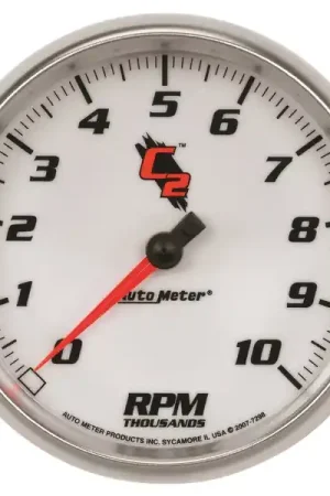 Direct From Manufacturer Autometer C2 5 inch 10000 RPM In-Dash Tachometer